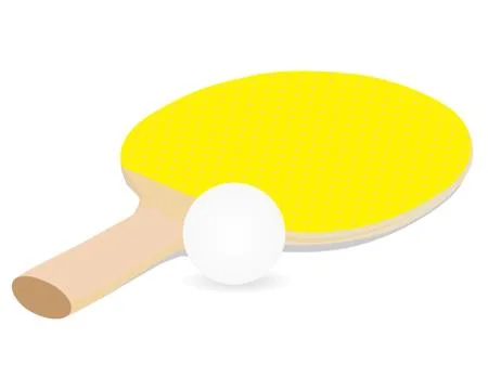 Table tennis equipment vector design Stock Illustration