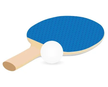 Table tennis equipment vector design Stock Illustration