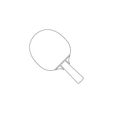 Table tennis. flat vector icon Stock Illustration