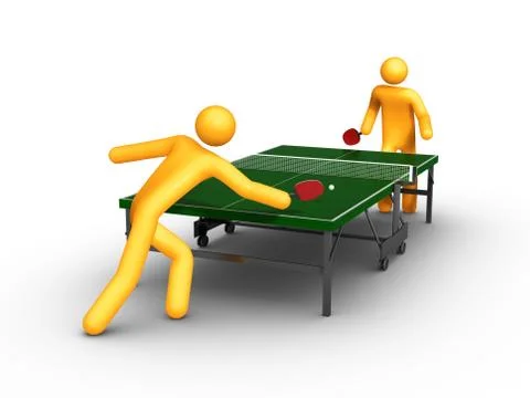 Table tennis Stock Illustration