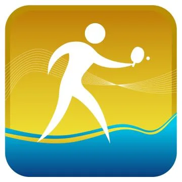 Table Tennis Illustrazione stock