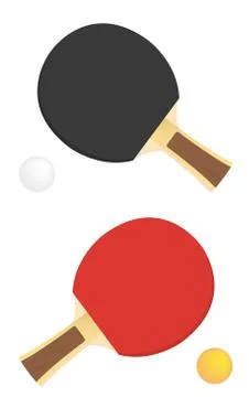 A table tennis Stock Illustration