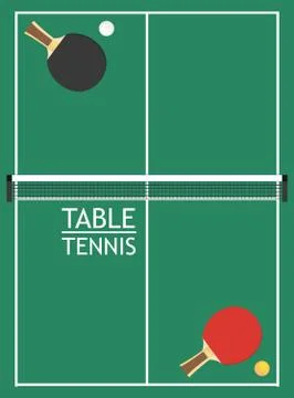 A table tennis 스톡 일러스트
