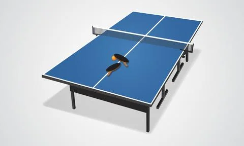 Table tennis kits vector design isolated background Stock Illustration