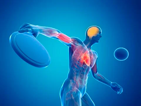 Table tennis player, artwork Illustrazione stock
