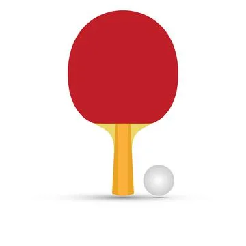 Table tennis racket Stock Illustration