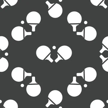 Table tennis racket pattern Stock Illustration