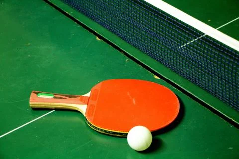 Table Tennis Racket Stock Photos