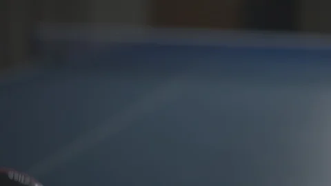 A table tennis serve Stock Footage 121660813