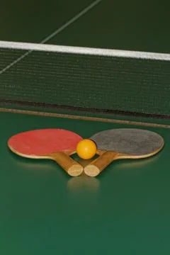 Table tennis set Stock Photos