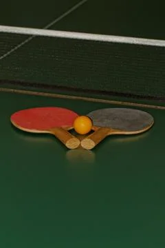 Table tennis set Stock Photos