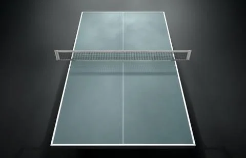 Table Tennis Table Stock Illustration