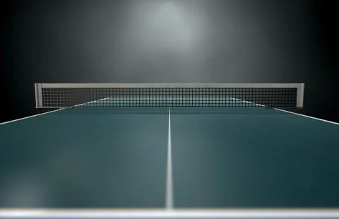 Table Tennis Table Stock Illustration