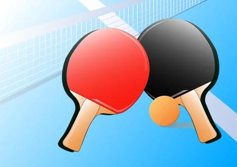 Table tennis vector background Stock-Illustration