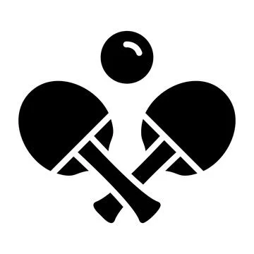 Table tennis Vector Icon Design Illustration Stock Illustration