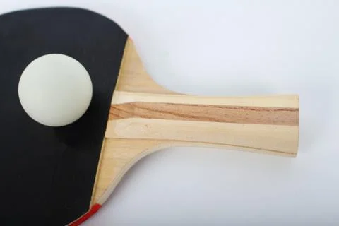Table Tennis on a white background. Foto stock