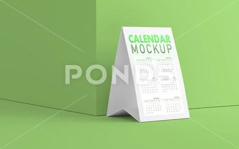 Table Tent Mockup 34 PSD Template