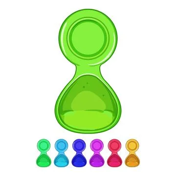 Table toddler spoon cartoon vector graphic Stock Illustration
