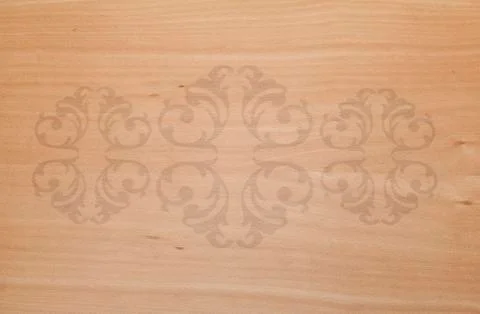 Table top made of beech Stock Photos