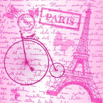 Table top with sketching paper Stock Illustration