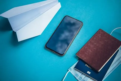 Table top view accessory of accessory travel in holiday background concept. F Stock Photos