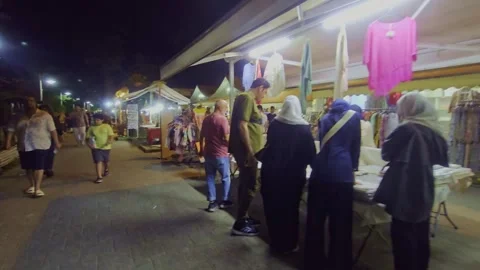 A table with a umbrella. Stock Footage 284663865