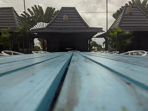 Table view in cafe Stock Photos