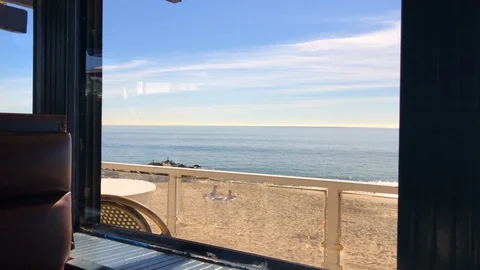 Table With A View Stock Footage 102015548