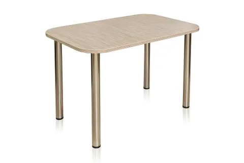 Table on white background Stock Photos