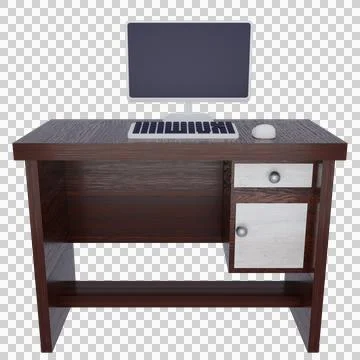 Table for work Stock Illustration