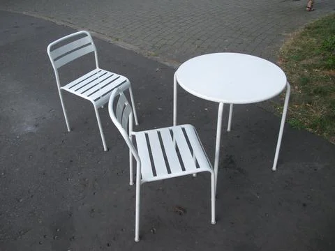Table&amp;Chairs in the park 스톡 사진