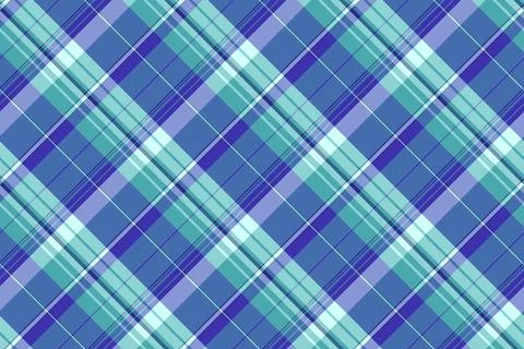 Tablecloth check vector seamless, skill pattern background texture. Birthda.. Stock Illustration