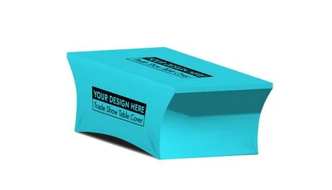 Tablecloth for event. Mockup template Stock Illustration