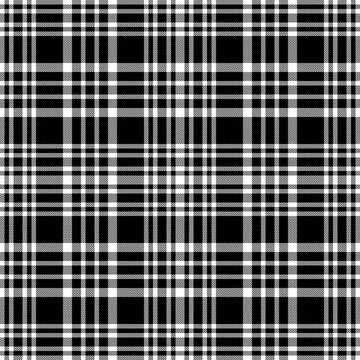 Tablecloth fabric pattern check, fibrous background tartan texture. Empty v.. Stock Illustration