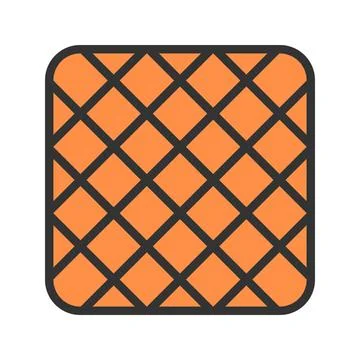 Tablecloth Icon Image. Stock-Illustration