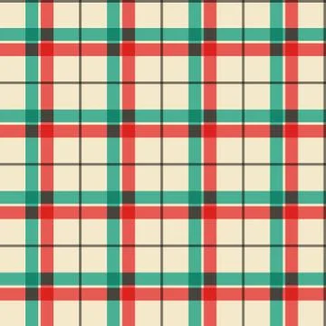 Tablecloth pattern Stock Illustration