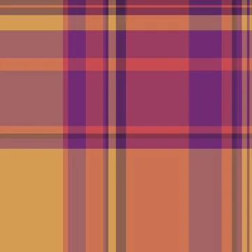 Tablecloth pattern plaid tartan, close-up vector fabric seamless. Antique t.. Stock Illustration