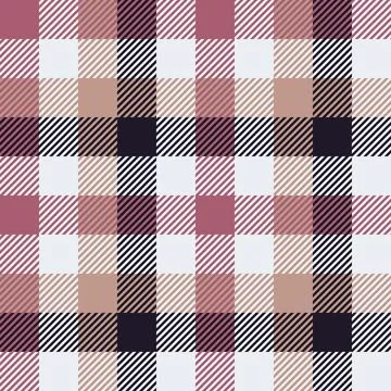 Tablecloth plaid check seamless pattern Stock Illustration