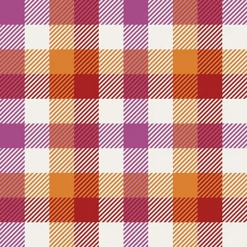 Tablecloth plaid check seamless pattern Stock Illustration