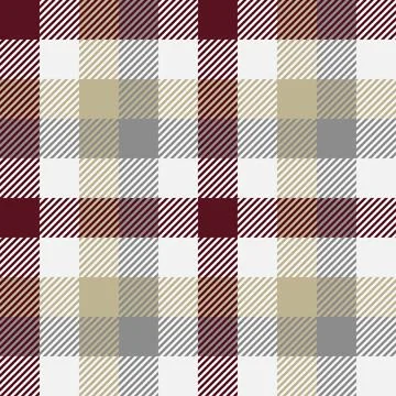 Tablecloth plaid check seamless pattern Stock Illustration