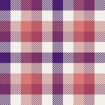 Tablecloth plaid check seamless pattern Stock Illustration