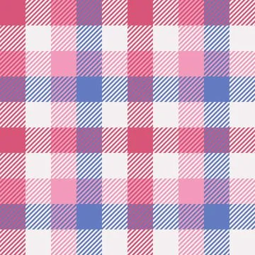 Tablecloth plaid check seamless pattern Stock Illustration