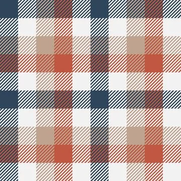 Tablecloth plaid check seamless pattern Stock Illustration