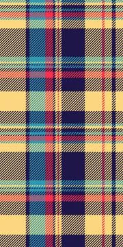 Tablecloth plaid check texture, school tartan vector seamless. Checked back.. Stock Illustration
