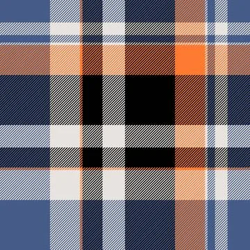 Tablecloth seamless vector check, close up tartan background textile. Panja.. Stock Illustration