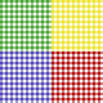 Tablecloth of squares Stock Illustration
