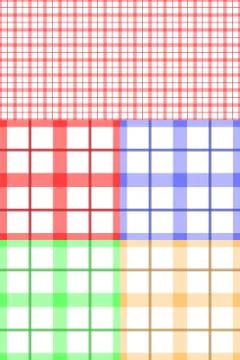 Tablecloth texture-checked fabric seamless vector pattern Stock Illustration