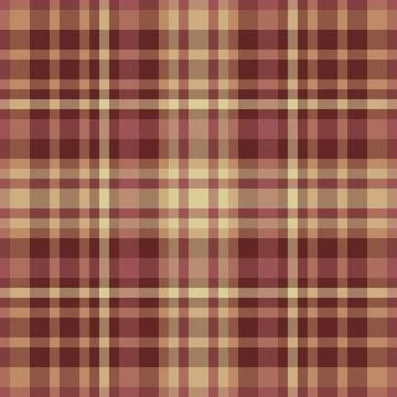 Tablecloth vector plaid check, finish background seamless fabric. Cross tar.. Stock Illustration