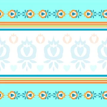 Tablecloth in vector. Seamless pattern for towels, bed linen and tablecloths Stock Illustration