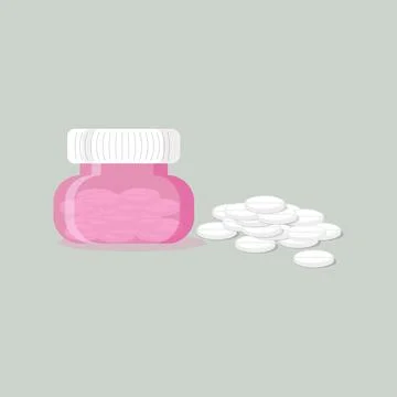 Tableintbottle Stock Illustration